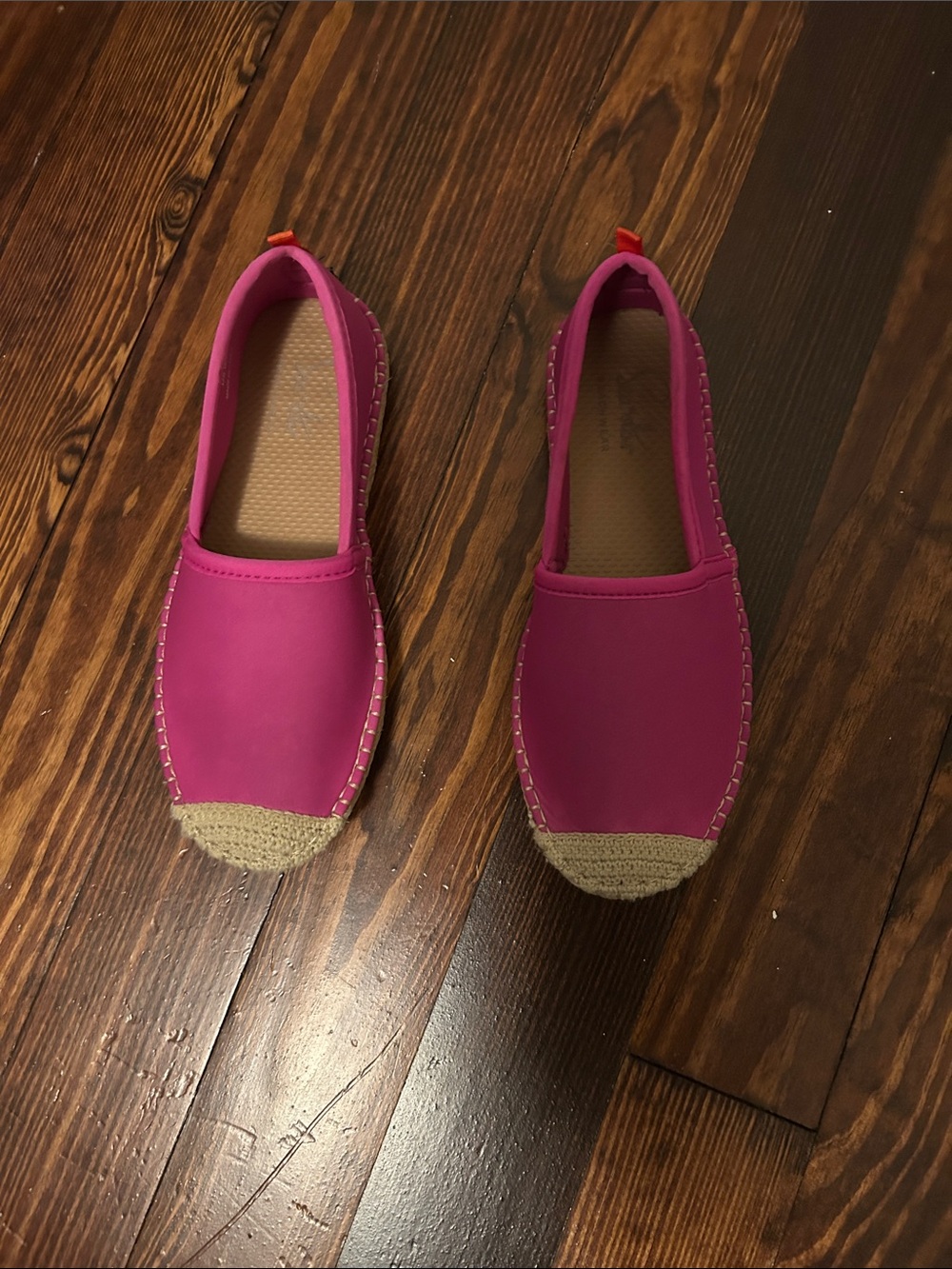 Hot Pink Women's Slip-On Espadrilles - Casual Summer Flats/Beachwear